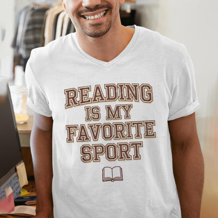 Book Lovers Reading For Teachers Students Librarians Men's V-Neck T-Shirt