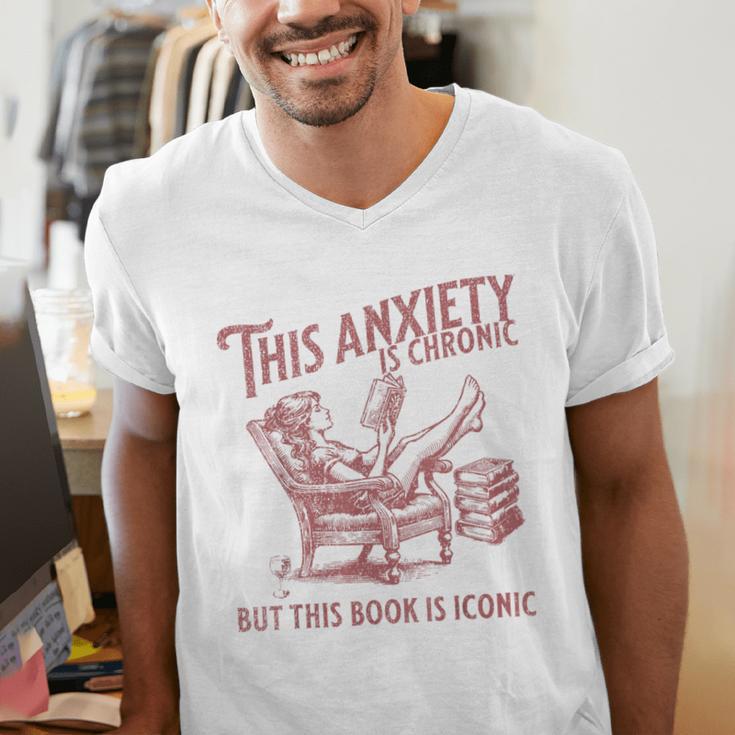 Bookish Graphic For Book Lover Reader Girl Women Men's V-Neck T-Shirt Bookish Graphic For Book Lover Reader Girl Women Men's V-Neck T-Shirt