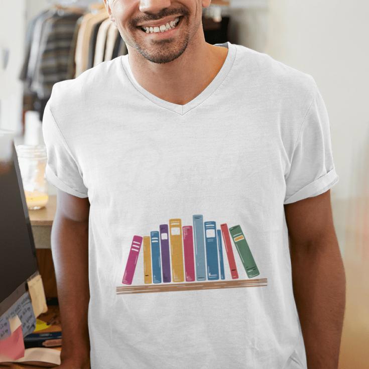 Books The Original Handheld Device Book Lovers Men's V-Neck T-Shirt