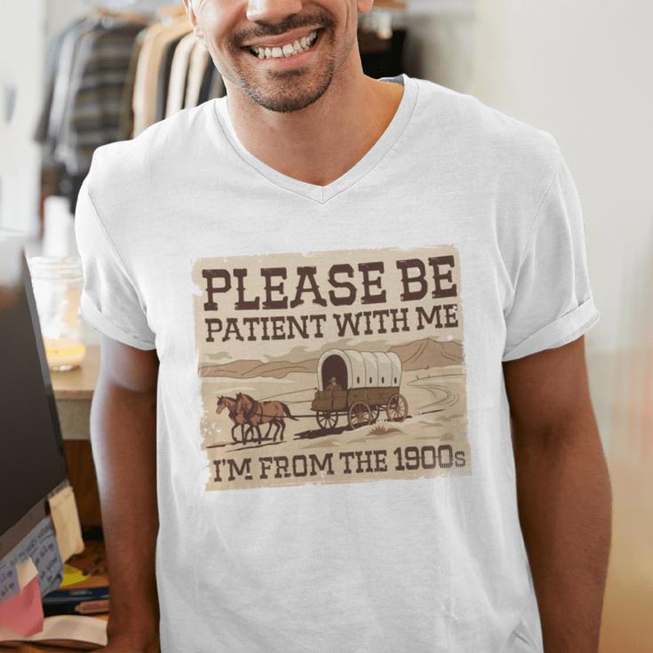 Boomer Millennial Please Be Patient I'm From The 1900s Men's V-Neck T-Shirt
