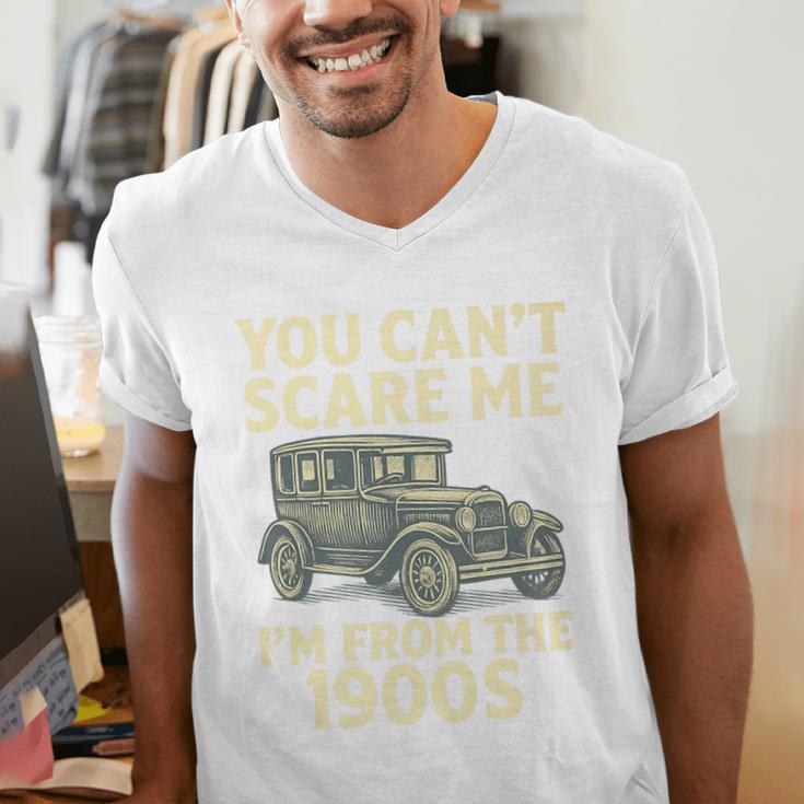 You Can't Scare Me I'm From The 1900s Retro Vintage Car Premium Men's V-Neck T-Shirt You Can't Scare Me I'm From The 1900s Retro Vintage Car Premium Men's V-Neck T-Shirt