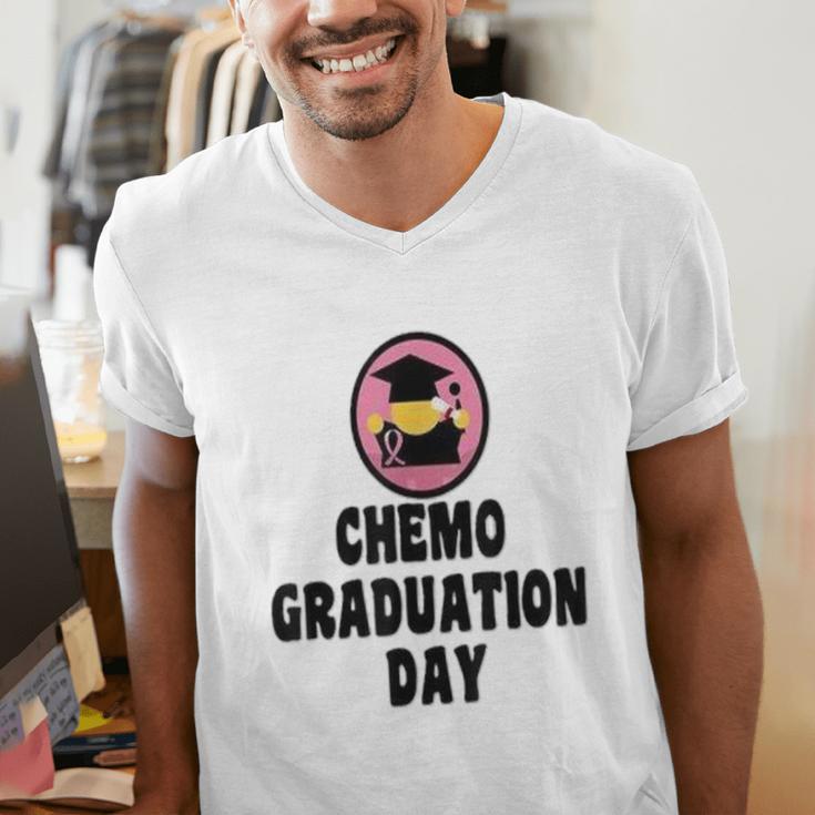Chemo Graduation Day Victory Support Shirt Men's V-Neck T-Shirt