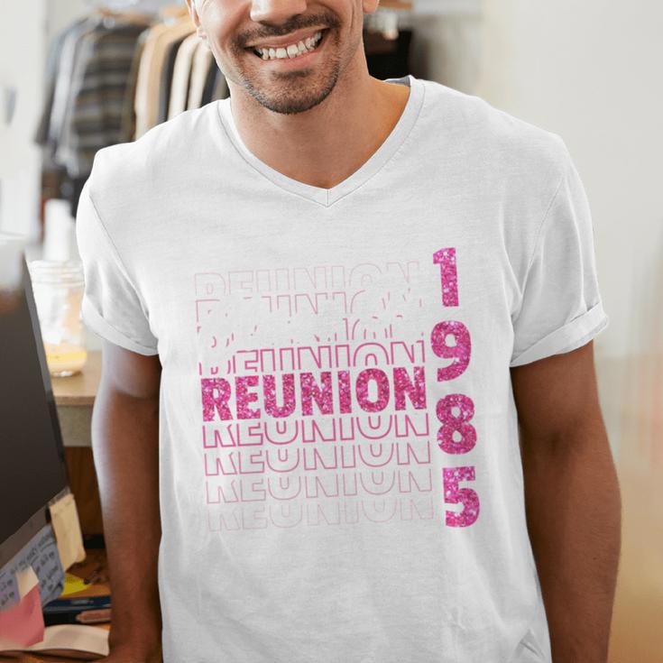 Class Of 1985 Reunion 85 Graduation Reunion 1985 Men's V-Neck T-Shirt