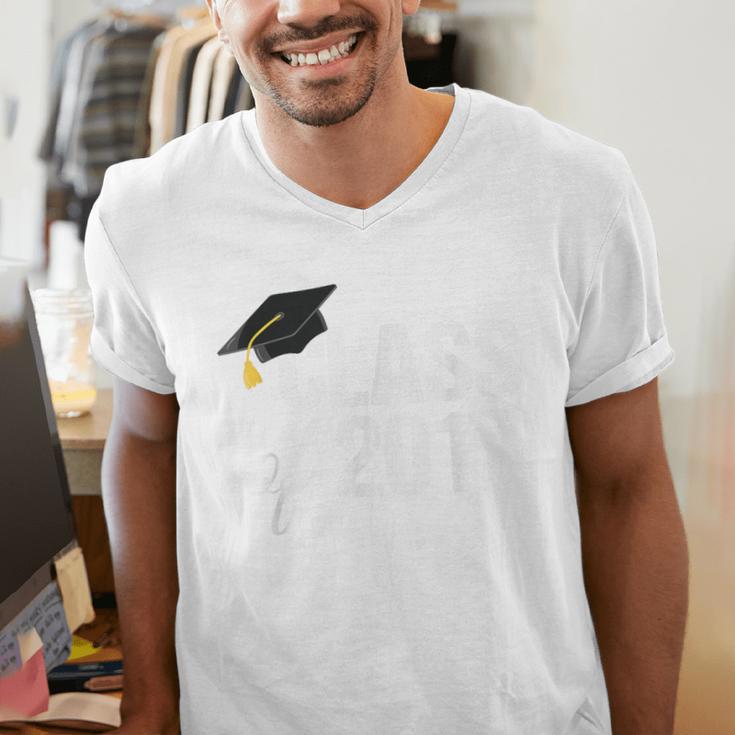 Class Of 2017 Senior Graduation Men's V-Neck T-Shirt