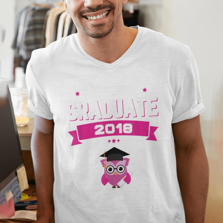 Class Of 2018 Preschool Graduation Girls Pre K Men's V-Neck T-Shirt