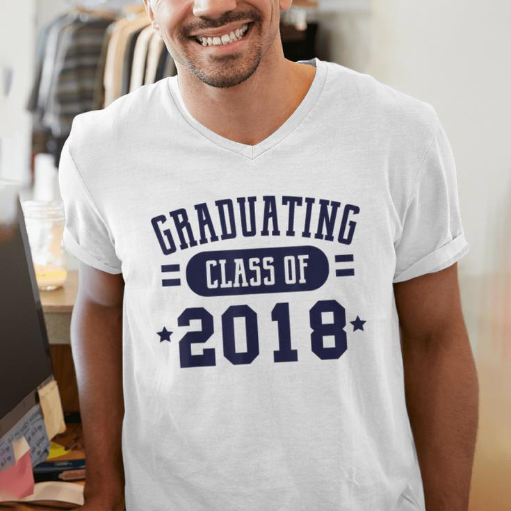 Class Of 2018 Shirts For Seniors Graduation Men's V-Neck T-Shirt
