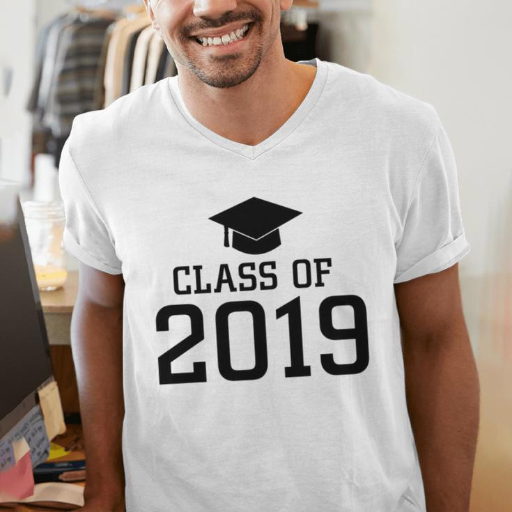 Class Of 2019 Shirt Graduation Gift Men's V-Neck T-Shirt