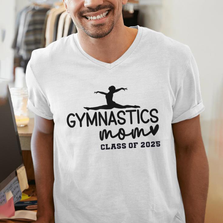 Class Of 2025 Gymnastics Mom Senior Gymnast Graduation Men's V-Neck T-Shirt