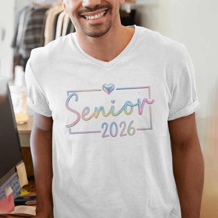 Class Of 2026 Senior-2026 Back To School Graduation-2026 Premium Tri-Blend Men's V-Neck T-Shirt