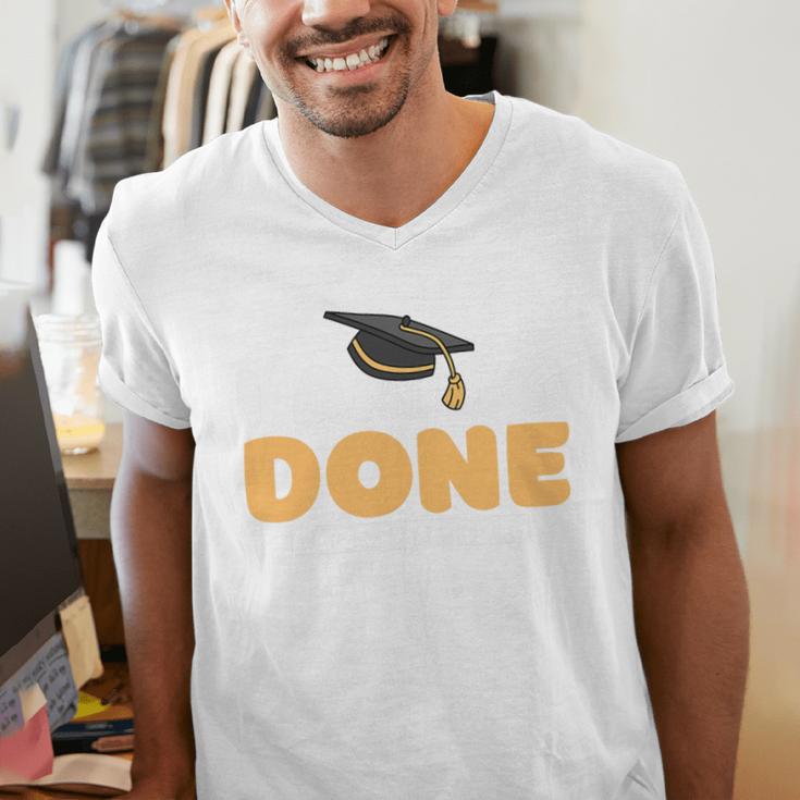 Class Of 2026 I Am So Done Graduation For Him Her Women Men Premium Tri-Blend Men's V-Neck T-Shirt