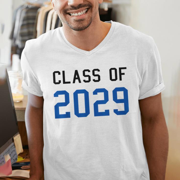 Class Of 2029 Graduation T-Shirts Men's V-Neck T-Shirt