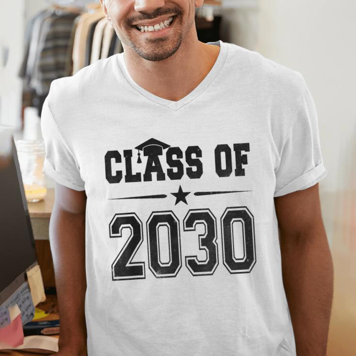 Class Of 2030 Shirt Graduation Men's V-Neck T-Shirt