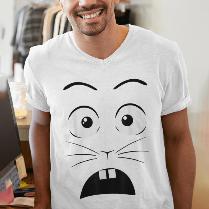 Creepy Carrots Halloween Book Character Costume Men's V-Neck T-Shirt Creepy Carrots Halloween Book Character Costume Men's V-Neck T-Shirt