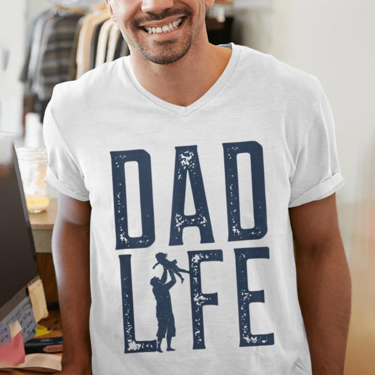 Dad Life Girl Dad Men's V-Neck T-Shirt