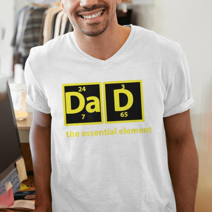 Dad Periodic Table Of Elements Men's V-Neck T-Shirt