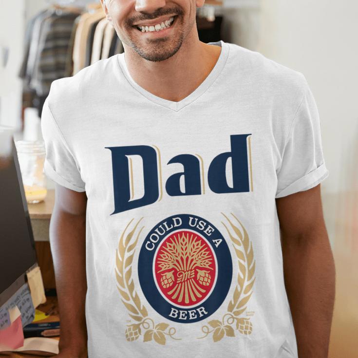 Dad Could Use A Beer Men's V-Neck T-Shirt