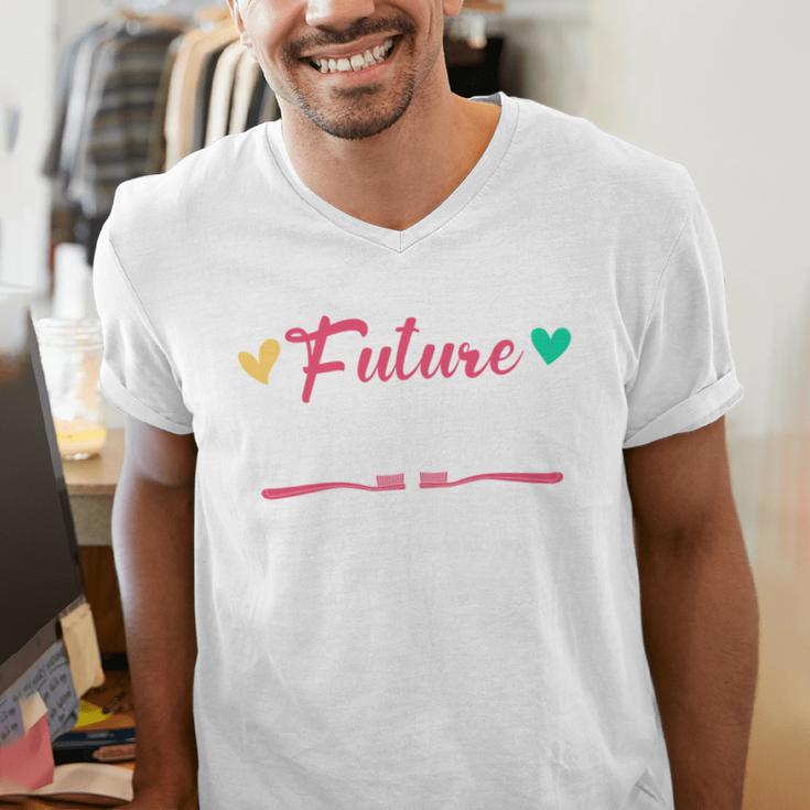 Dental Hygienist Graduation Future Dental Hygienist Men's V-Neck T-Shirt