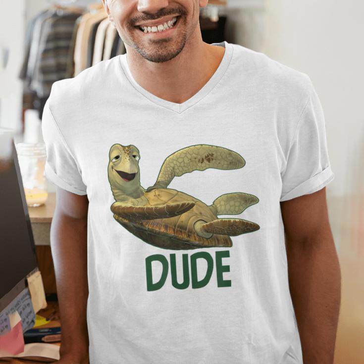 Disney Pixar Finding Nemo Father's Day Dude Cool Dad Poster Men's V-Neck T-Shirt Disney Pixar Finding Nemo Father's Day Dude Cool Dad Poster Men's V-Neck T-Shirt