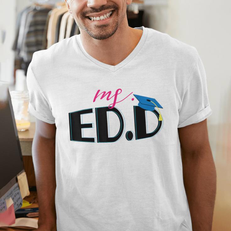 Doctor Of Education EDD Graduation 2021 Men's V-Neck T-Shirt