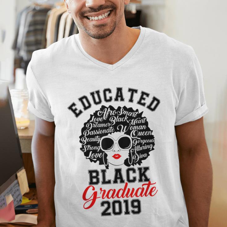 Educated Graduate 2019 Graduation CuteShirt Men's V-Neck T-Shirt