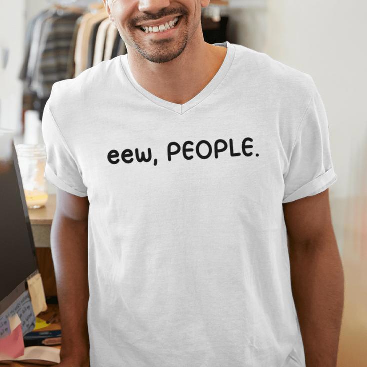 Eew People Introvert Anti-Social Men's V-Neck T-Shirt