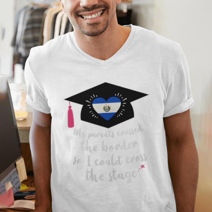 El Salvador Pride Graduation 2019 Tshirt Premium Tri-Blend Men's V-Neck T-Shirt