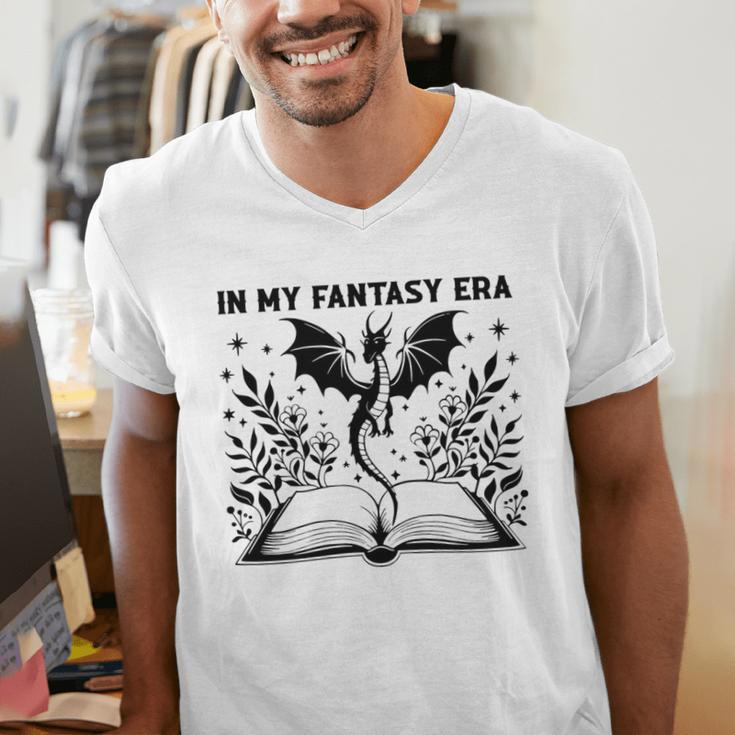 In My Fantasy Era Book Lover Tee Premium Tri-Blend Men's V-Neck T-Shirt
