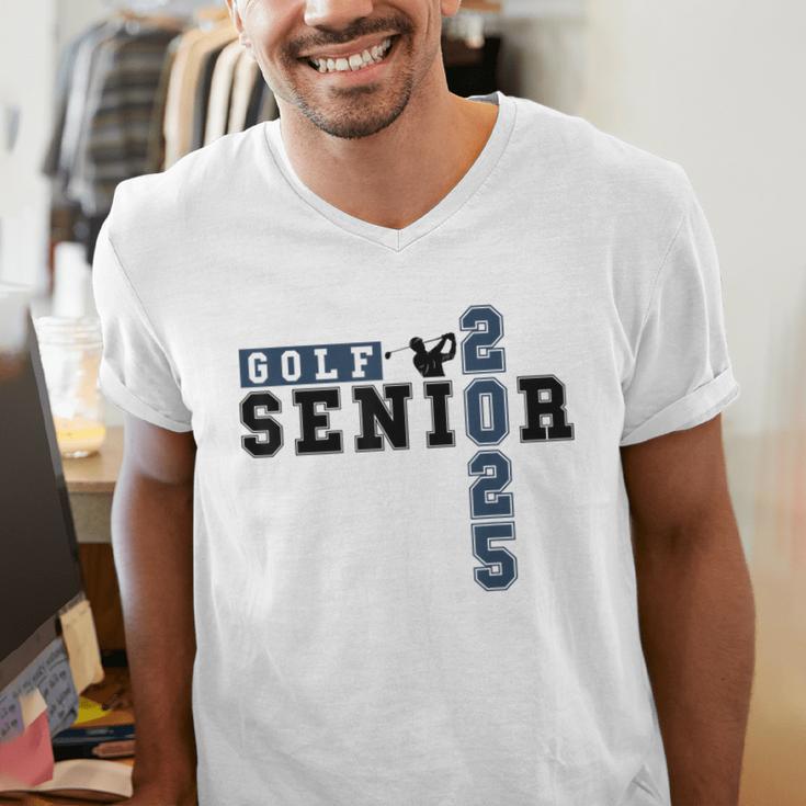 Golf Senior Night Golf Senior 2025 Graduation 63 Men's V-Neck T-Shirt