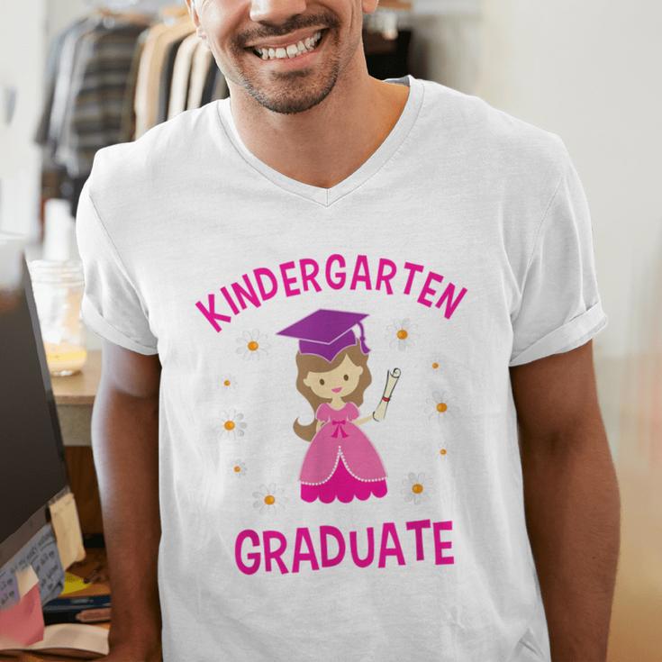 Graduation Kindergarten Last Day Of School Shirt Girls Men's V-Neck T-Shirt