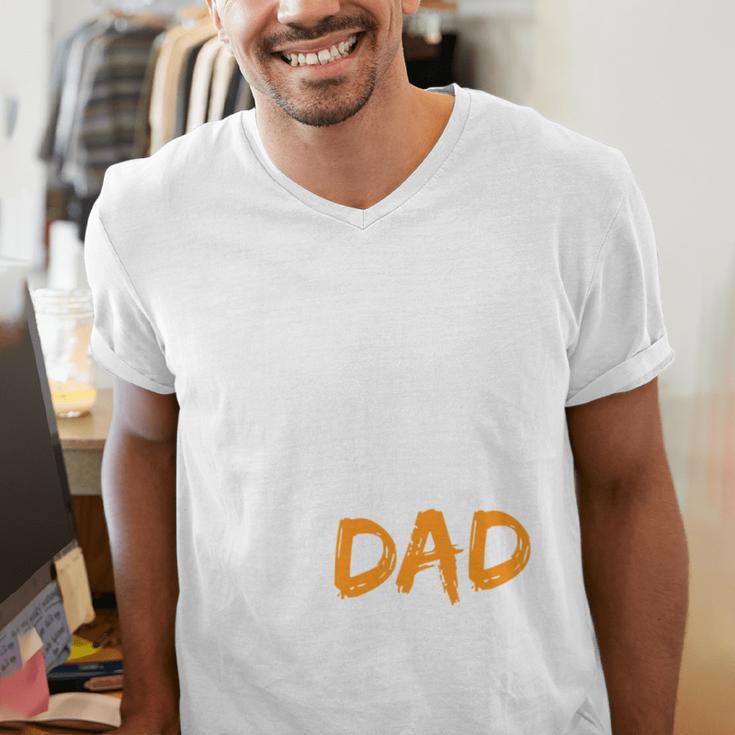 Gymnastics Dad For Gymnastic Father Parents Men's V-Neck T-Shirt Gymnastics Dad For Gymnastic Father Parents Men's V-Neck T-Shirt