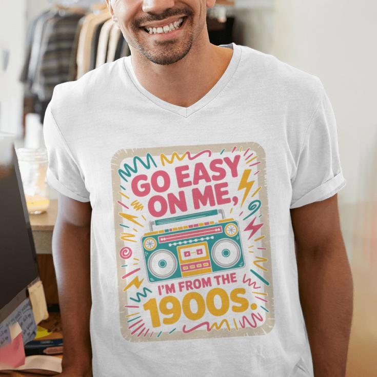 I'm From The 1900s 80s Millennial Boom Box Radio Premium Men's V-Neck T-Shirt I'm From The 1900s 80s Millennial Boom Box Radio Premium Men's V-Neck T-Shirt