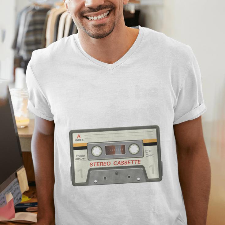 I'm From The 1900s Be Patient Retro Cassette Tape Premium Men's V-Neck T-Shirt