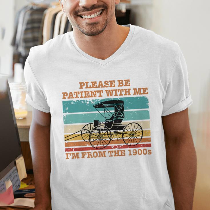 I'm From The 1900s Vintage Retirement Premium Men's V-Neck T-Shirt