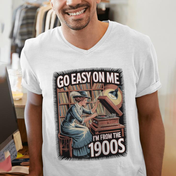 I'm From The 1900s Vinyl Record Lover For Women Raglan Baseball Tee Men's V-Neck T-Shirt I'm From The 1900s Vinyl Record Lover For Women Raglan Baseball Tee Men's V-Neck T-Shirt