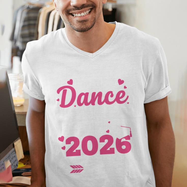 I'm A Dance Senior Mom 2026 Of Course I'm Crying Graduation Men's V-Neck T-Shirt