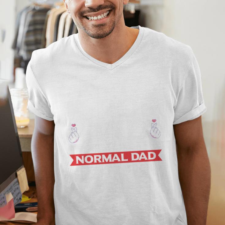 I'm A K-Pop Dad Just Like Normal Dad Except Much Cooler Men's V-Neck T-Shirt