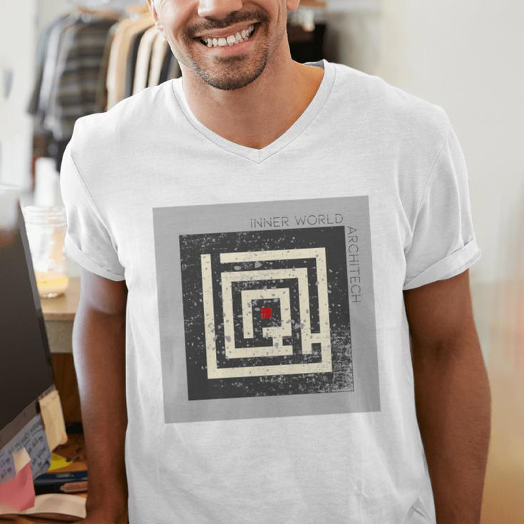 Inner World Architect Premium INTJ Tshirt Introvert Men's V-Neck T-Shirt Inner World Architect Premium INTJ Tshirt Introvert Men's V-Neck T-Shirt