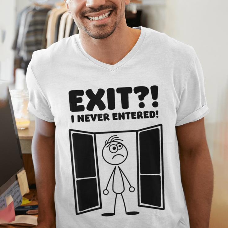 Irony Sarcasm Introvert Dry Humor Cartoon Comic Geek Nerd Men's V-Neck T-Shirt Irony Sarcasm Introvert Dry Humor Cartoon Comic Geek Nerd Men's V-Neck T-Shirt
