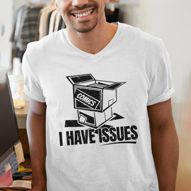 I Have Issues – Comic Book Collector Men's V-Neck T-Shirt I Have Issues – Comic Book Collector Men's V-Neck T-Shirt
