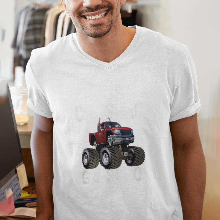 I Just Crushed High School Graduation Monster Truck Shirt Men's V-Neck T-Shirt