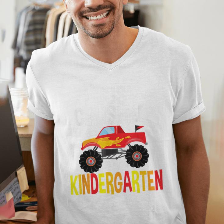 I Just Crushed Kindergarten Monster Graduation Shirt Men's V-Neck T-Shirt