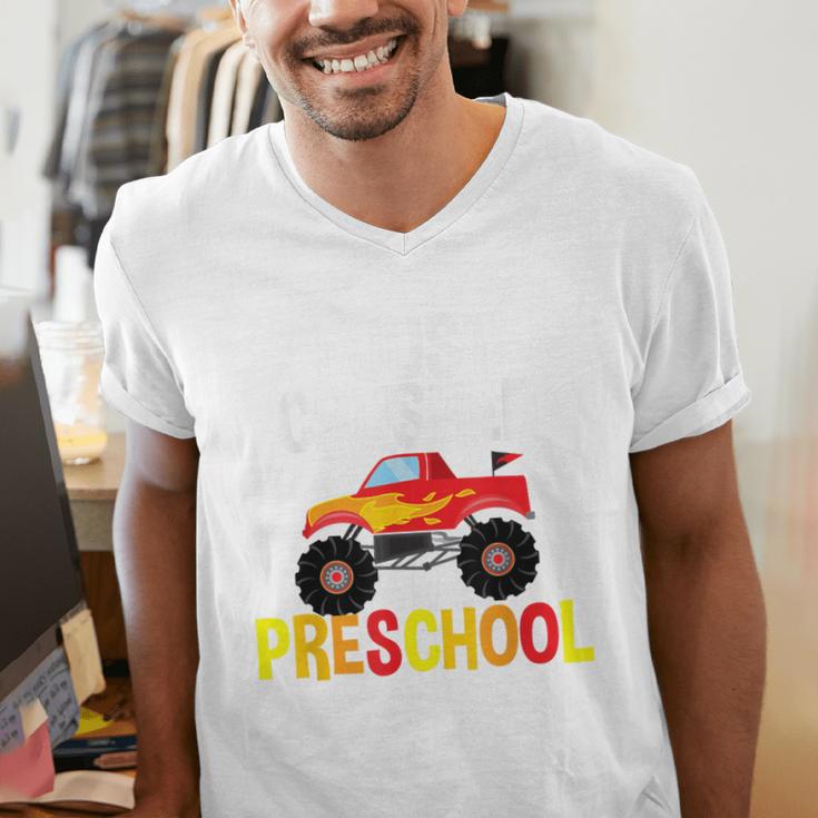I Just Crushed Preschool Monster Graduation Pre-K Shirt Men's V-Neck T-Shirt