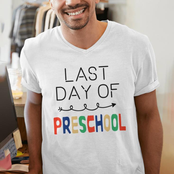 Kids Last Day Of Preschool Graduation Men's V-Neck T-Shirt