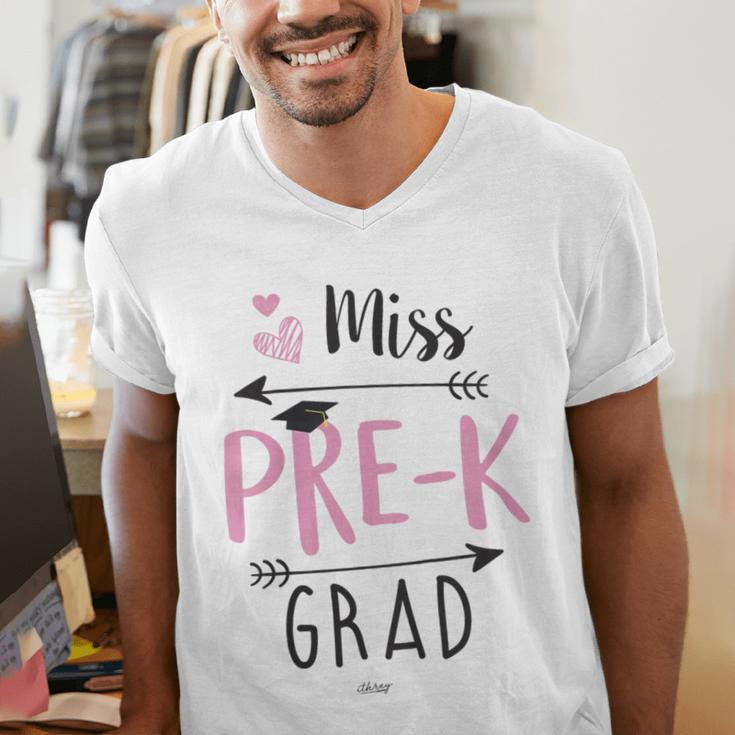 Kids Miss Pre-K Grad Graduation Shirt Cute School Tees Men's V-Neck T-Shirt Kids Miss Pre-K Grad Graduation Shirt Cute School Tees Men's V-Neck T-Shirt