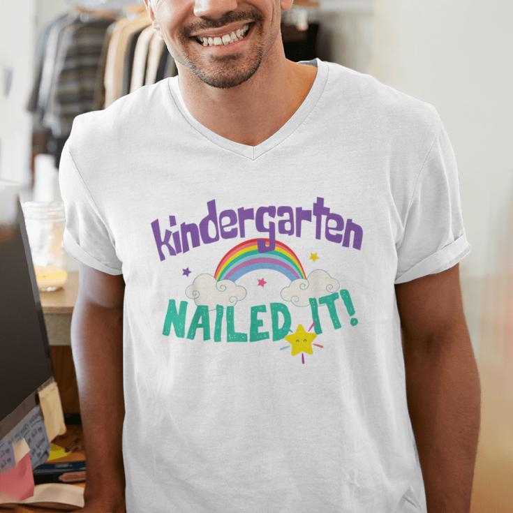 Kindergarten Graduation Nailed It Kids 2021 Men's V-Neck T-Shirt
