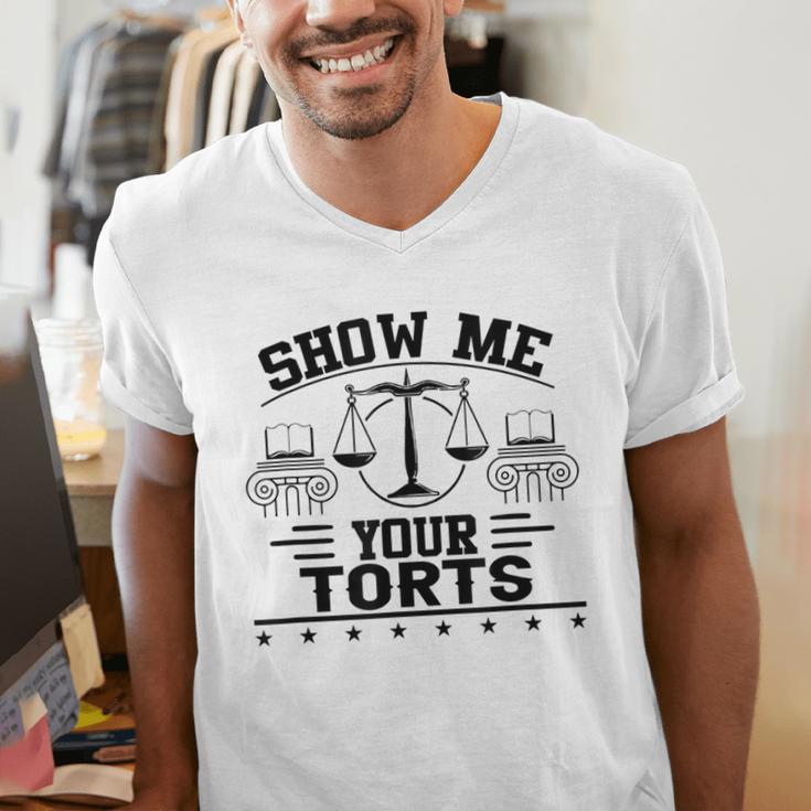 Law School Graduation Bar Exam Men's V-Neck T-Shirt