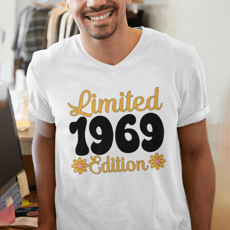 Limited 1969 Edition Retro Nostalgia Art Premium Men's V-Neck T-Shirt Limited 1969 Edition Retro Nostalgia Art Premium Men's V-Neck T-Shirt