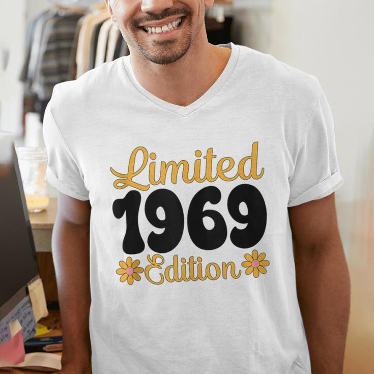 Limited 1969 Edition Retro Nostalgia Art Men's V-Neck T-Shirt Limited 1969 Edition Retro Nostalgia Art Men's V-Neck T-Shirt