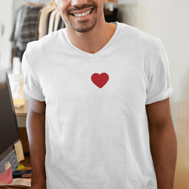 I Love Nostalgia Retro Vintage 80s 90s Nostalgia Premium Tri-Blend Men's V-Neck T-Shirt