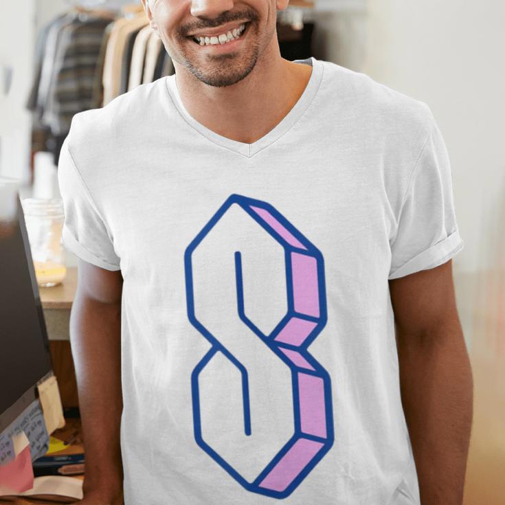 Millenial Nostalgia That S You Drew In Notebooks In School Men's V-Neck T-Shirt